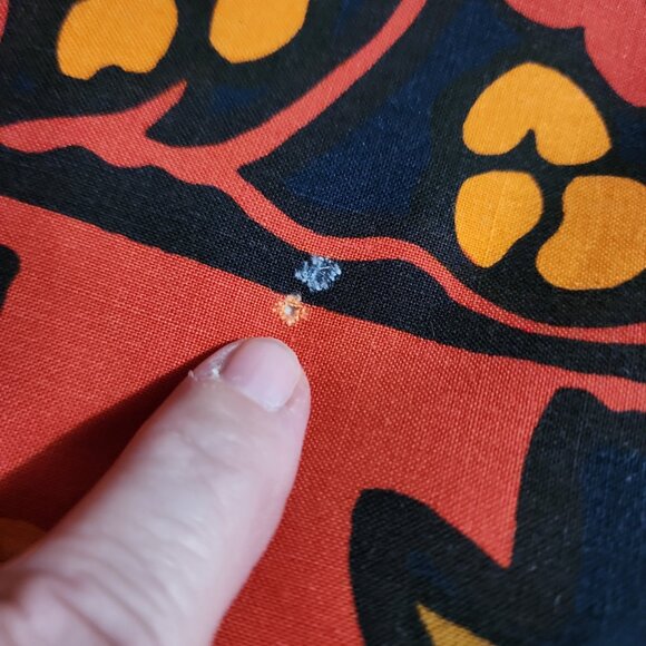 Vintage 1973 Marimekko Original Fabric Piece 50" x 80" Home Decor Sewing - Picture 4 of 4